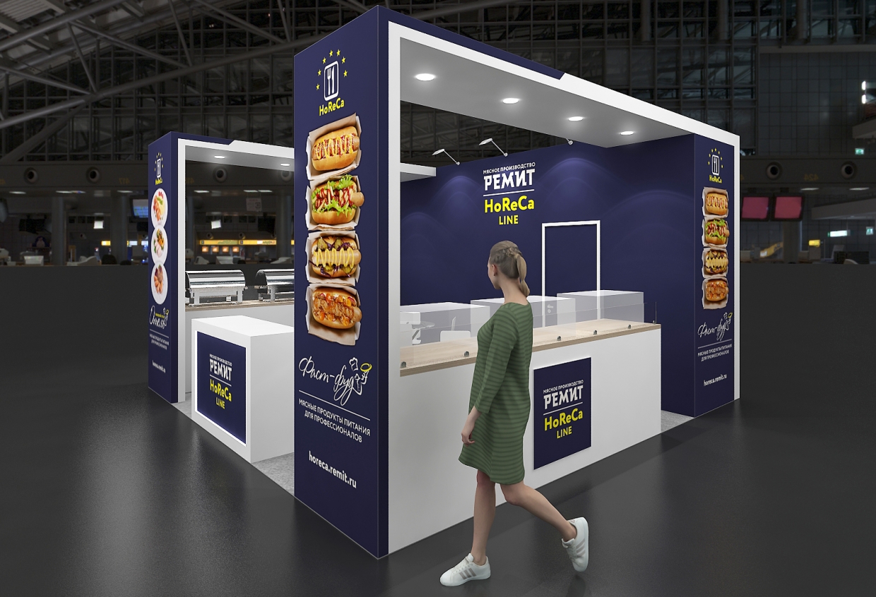 HORECA LINE  - изготовление выставочных стендов в Самаре и Новосибирске