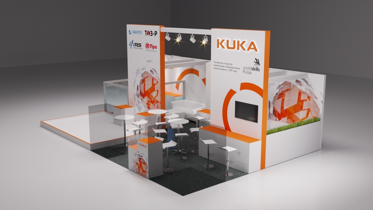 KUKA - изготовление выставочных стендов в Самаре и Новосибирске