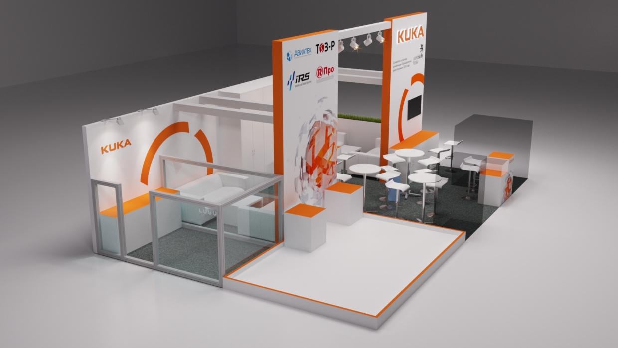 KUKA - изготовление выставочных стендов в Самаре и Новосибирске