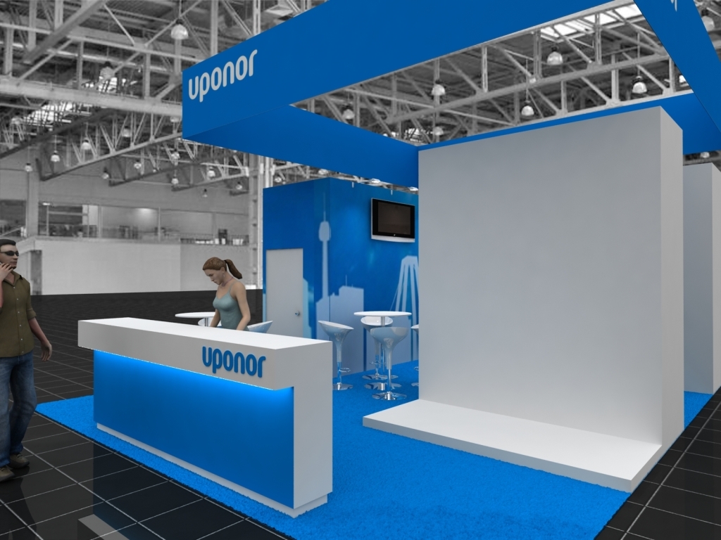 Uponor - изготовление выставочных стендов в Самаре и Новосибирске