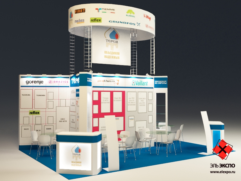 Терем - изготовление выставочных стендов в Самаре и Новосибирске
