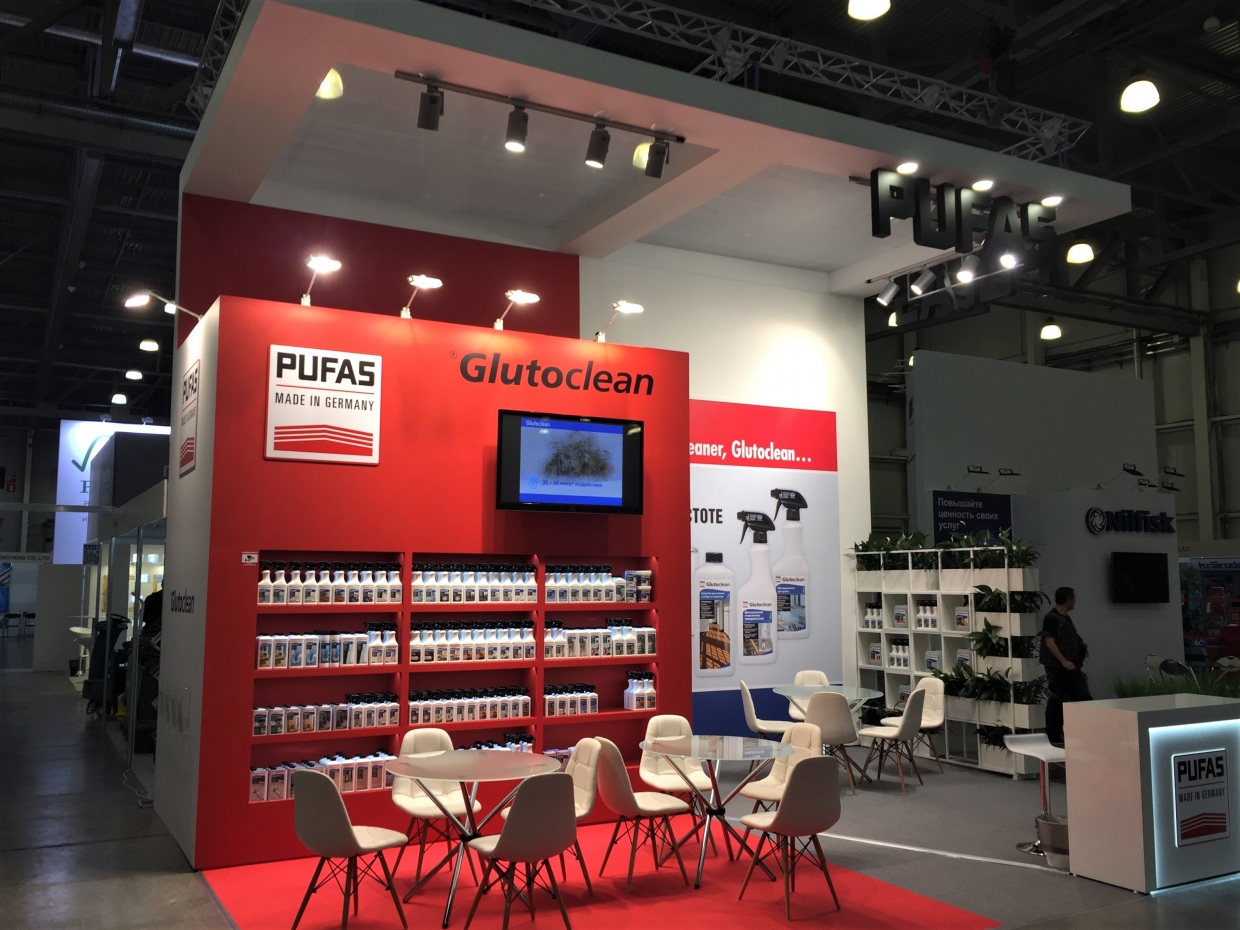 PUFAS made in germany - изготовление выставочных стендов в Самаре и Новосибирске