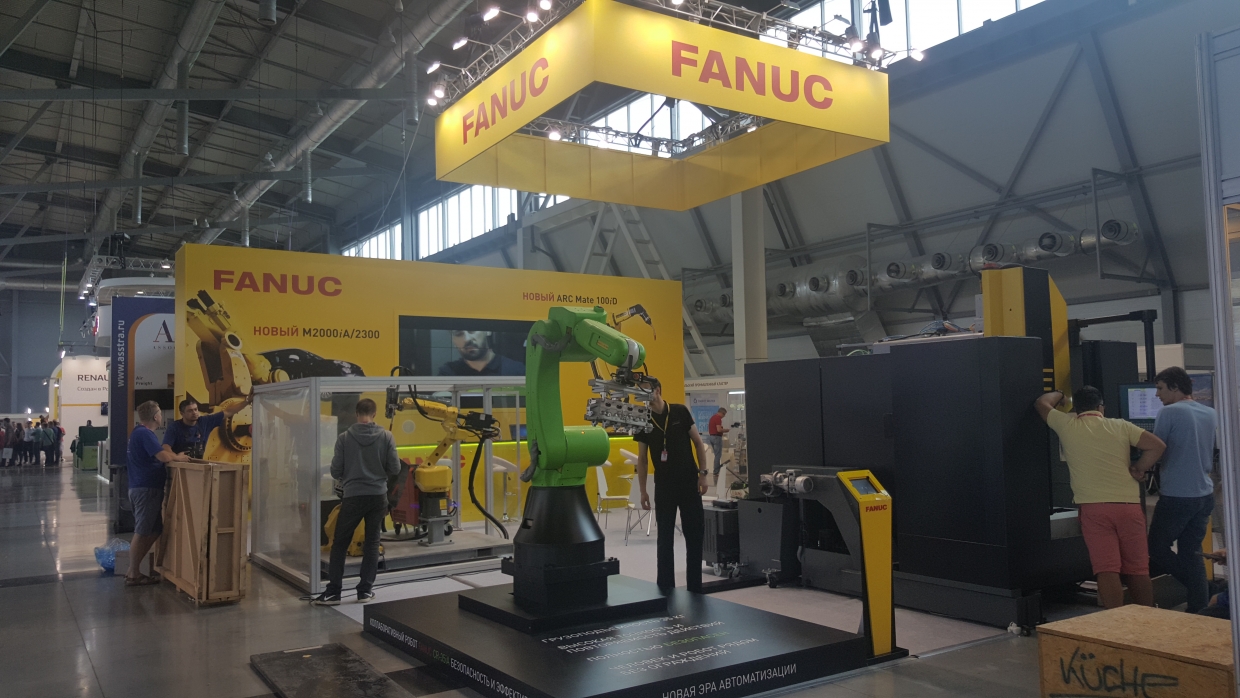 Fanuc - изготовление выставочных стендов в Самаре и Новосибирске