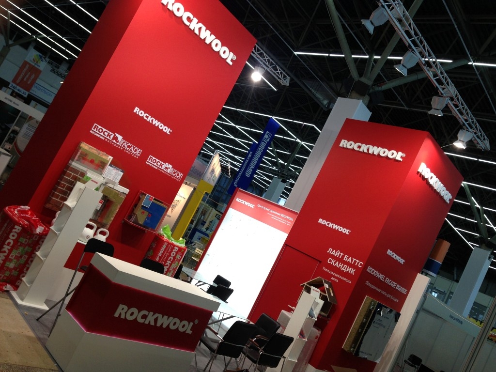 Rockwool - изготовление выставочных стендов в Самаре и Новосибирске