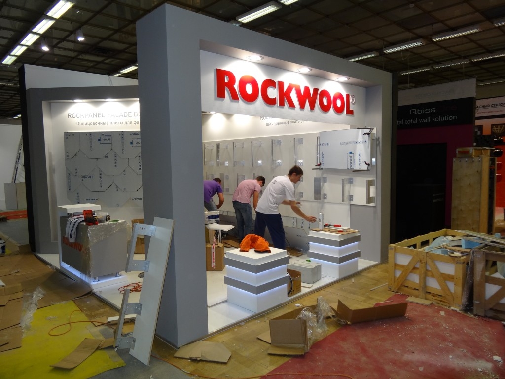 Rockwool - изготовление выставочных стендов в Самаре и Новосибирске