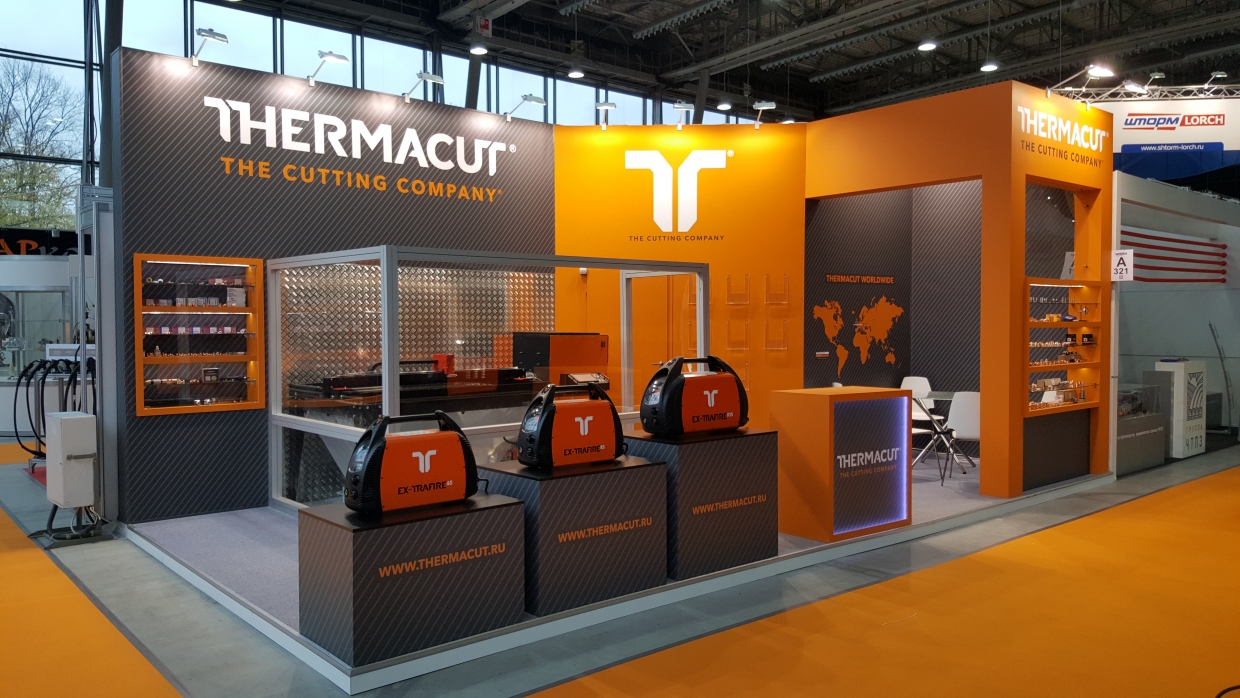 Thermacut - изготовление выставочных стендов в Самаре и Новосибирске