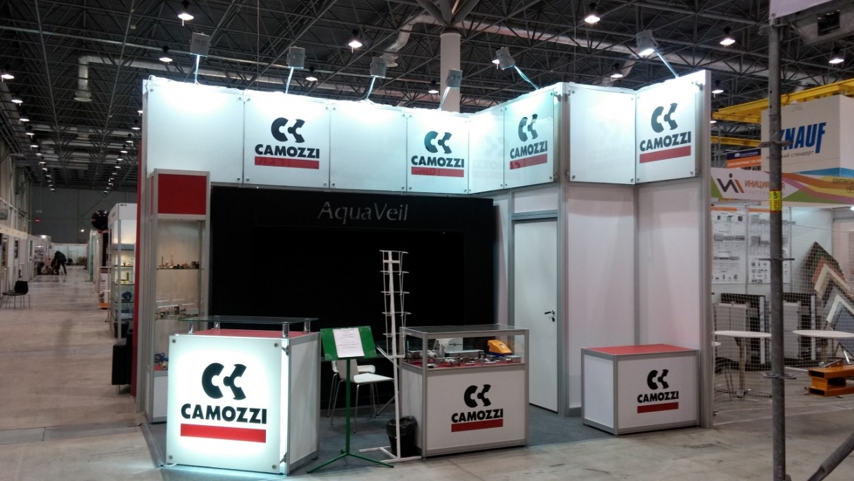Camozzi - изготовление выставочных стендов в Самаре и Новосибирске