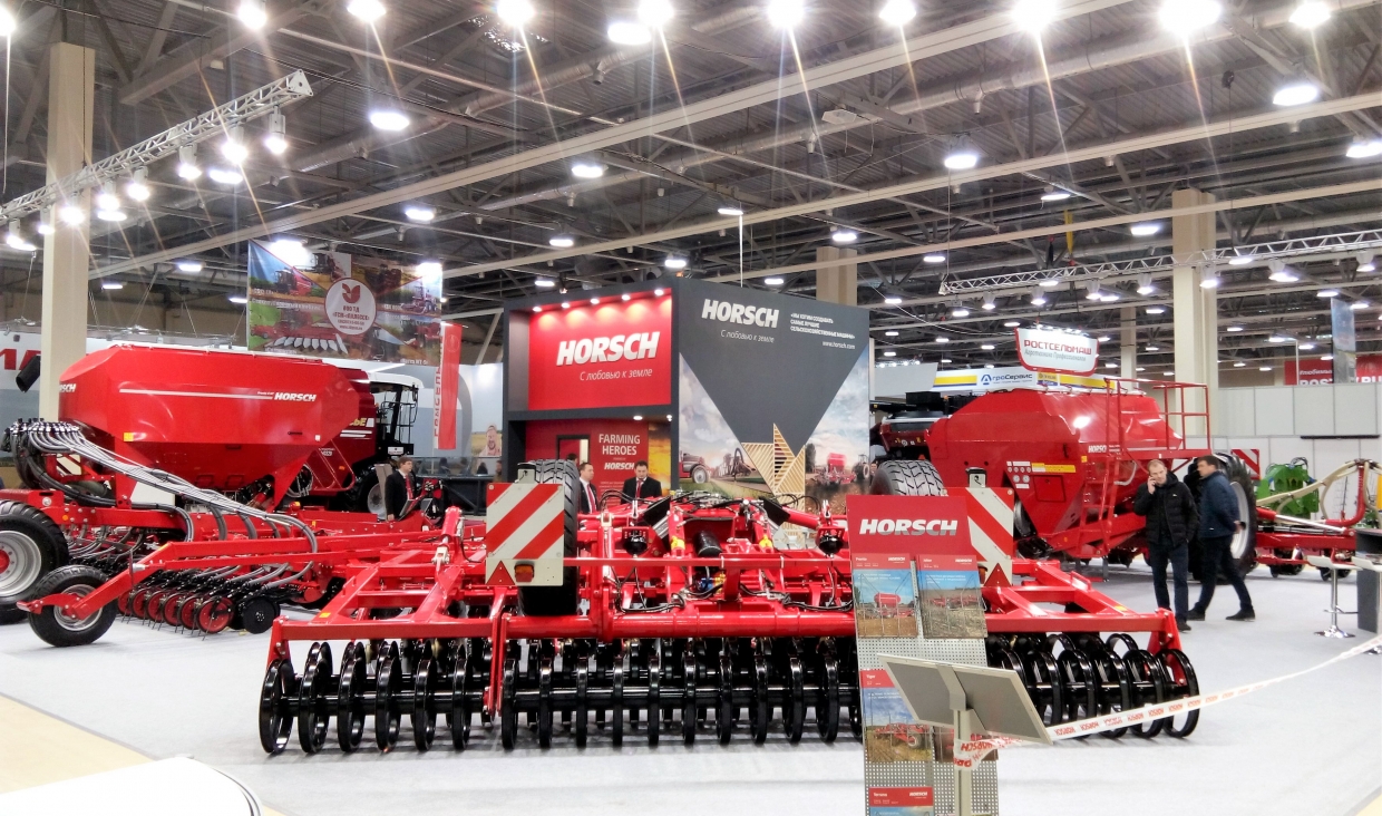 HORSCH С ЛЮБОВЬЮ К ЗЕМЛЕ - изготовление выставочных стендов в Самаре и Новосибирске