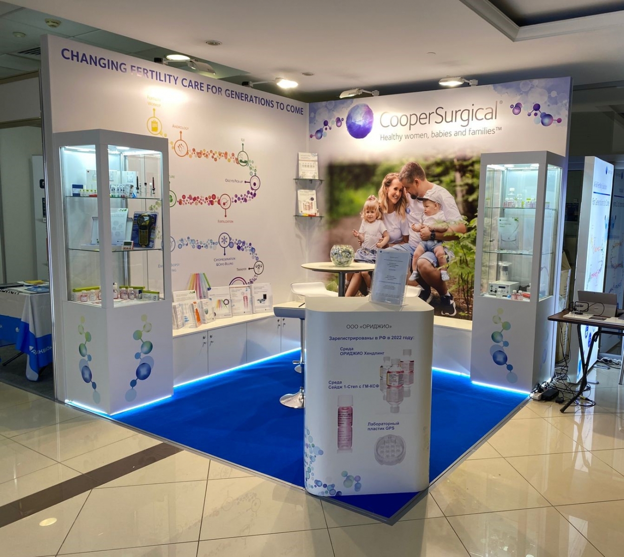 COOPERSURGICAL - изготовление выставочных стендов в Самаре и Новосибирске