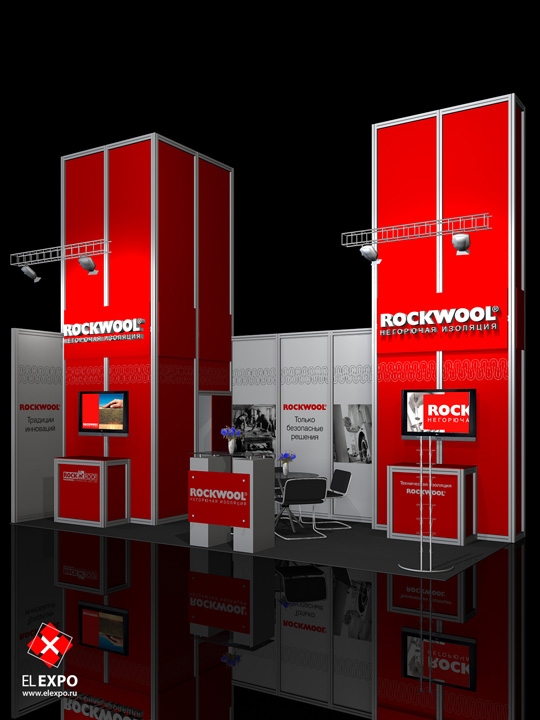 Rockwool - изготовление выставочных стендов в Самаре и Новосибирске