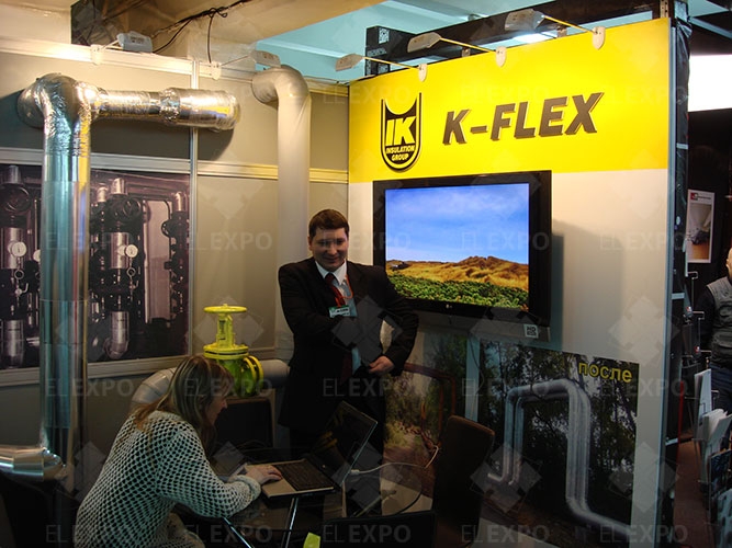 K-Flex - изготовление выставочных стендов в Самаре и Новосибирске