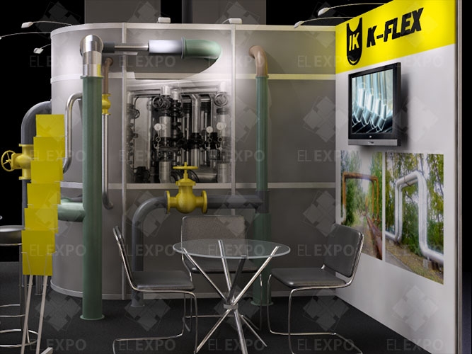 K-Flex - изготовление выставочных стендов в Самаре и Новосибирске